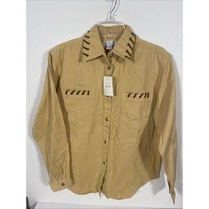 Ready To Wind Down Western Shirt Women's‎ Small U1